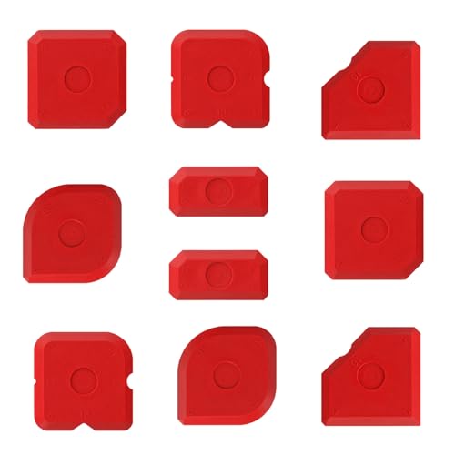 2 Stück Silikon-Werkzeug-Finish, rotes Silikon-Glättwerkzeug, professionelles Handdichtungsmittel, rote Dichtstoffe, Silikone, Mastixglättungswerkzeuge, für Fenster, Küche, Badezimmer, Boden 2 Stück Silikon-Werkzeug-Finish, rotes Silikon-Glättwerkzeug, professionelles Handdichtungsmittel, rote Dichtstoffe, Silikone, Mastixglättungswerkzeuge, für Fenster, Küche, Badezimmer, Boden von strrng