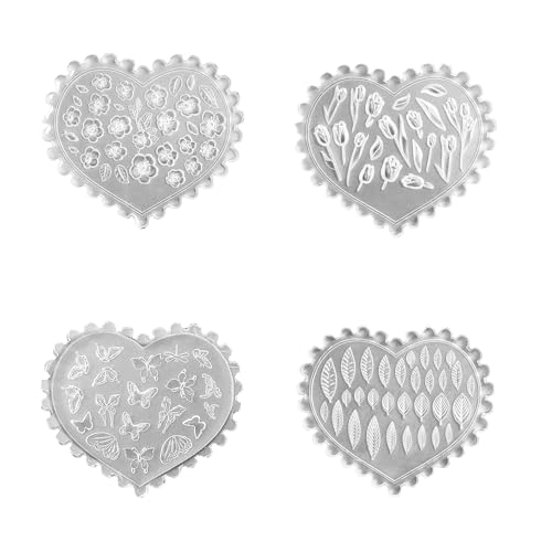 Polymer-Ton-Formen, Blumen, Schmetterling, Rose, Blätter, lufttrocknende Tonformen, wiederverwendbar, für handgefertigte Ohrringe, Geschenke, kreative Projekte, ideal für Bastelliebhaber und Anfänger Polymer-Ton-Formen, Blumen, Schmetterling, Rose, Blätter, lufttrocknende Tonformen, wiederverwendbar, für handgefertigte Ohrringe, Geschenke, kreative Projekte, ideal für Bastelliebhaber und Anfänger von strrng