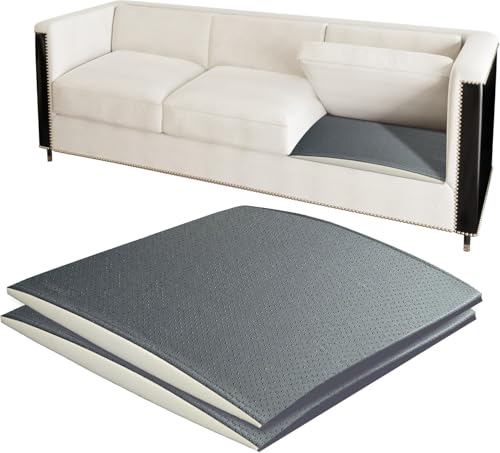 strusery Sofa-Kissenstütze 52x52 cm (2 Stück) – Polsterstütze für durchgesackte Sofas, Sitzkissen-Unterstützung mit zusätzlicher Rückenstütze von strusery