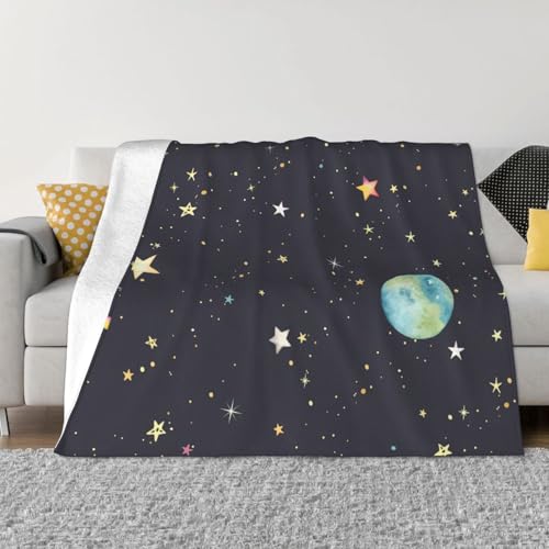 sttung Ultraweiche, gemütliche Micro-Fleece-Überwurfdecke, Galaxie-Druck, für alle Jahreszeiten, warm, für Bettwäsche, Sofa, Reisen sttung Ultraweiche, gemütliche Micro-Fleece-Überwurfdecke, Galaxie-Druck, für alle Jahreszeiten, warm, für Bettwäsche, Sofa, Reisen von sttung