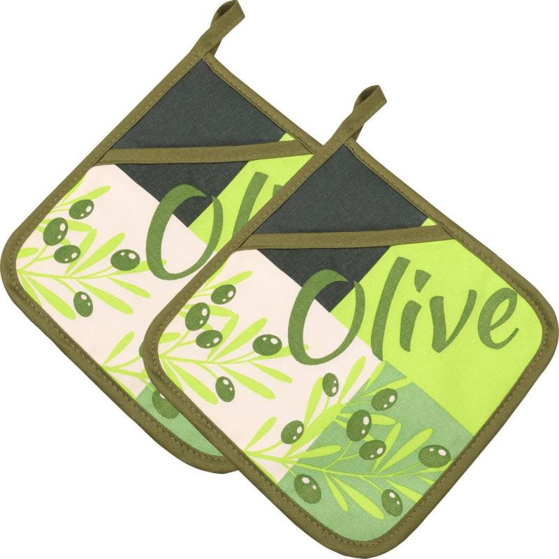 stuco Topflappen Topflappen "Verdial" 2er-Pack, Motiv von stuco