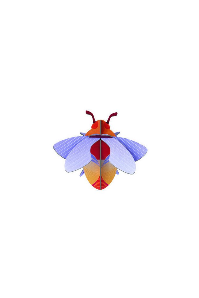 studio ROOF Wanddekoobjekt 3D Hummel (1 St), Zum Zusammenstecken von studio ROOF