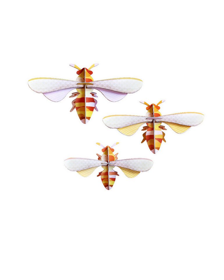 studio ROOF Wanddekoobjekt Honey Bees Wanddekoration 3er-Set studio ROOF Wanddekoobjekt Honey Bees Wanddekoration 3er-Set von studio ROOF