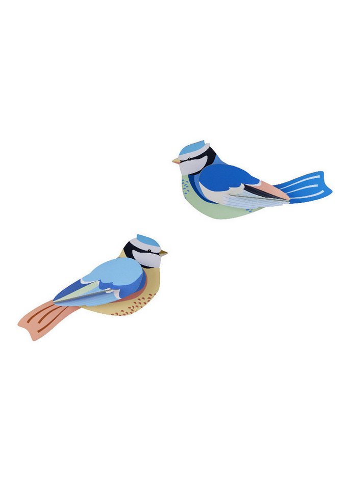 studio ROOF Wanddekoobjekt Wanddeko 3D Blaumeisen 2er Set studio ROOF Wanddekoobjekt Wanddeko 3D Blaumeisen 2er Set von studio ROOF