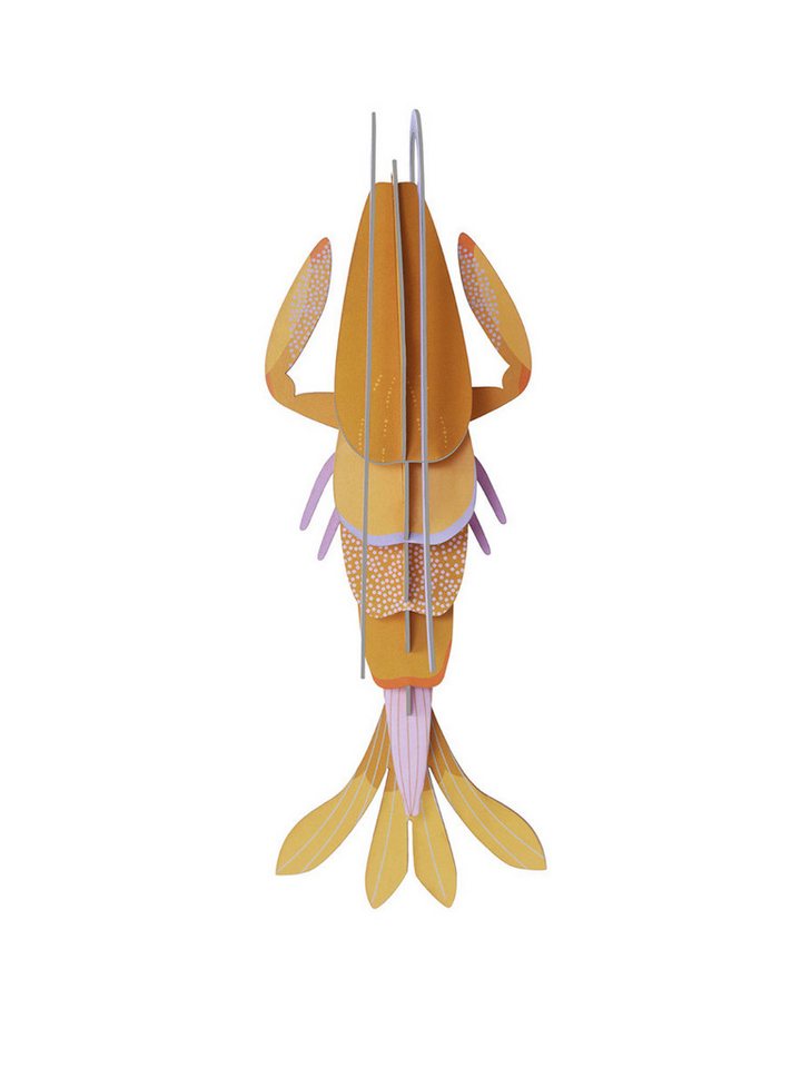 studio ROOF Wanddekoobjekt Wandobjekt 3D Bernstein-Langoustine von studio ROOF