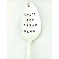 Dad Es Ice Cream Plow Löffel, Personalisierter Eislöffel, Geschenk Für Ihn von studiobytheshore