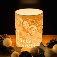 Personalisierte 3D Foto-Kerze Individuell Text Bild Weihnachtsgeschenk Familie Freunde Deko Zuhause Teelicht Geschenkidee Für Muttertag Personalisierte 3D Foto-Kerze Individuell Text Bild Weihnachtsgeschenk Familie Freunde Deko Zuhause Teelicht Geschenkidee Für Muttertag von studiouniqo