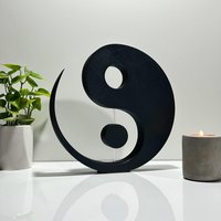 Yin Yang Deko Yoga Skulptur Geschenk Meditation Figur Balance Weihnachten Om Lotus Spiritualität Feng Shui Wellness Buddha Wohnaccessoire von studiouniqo