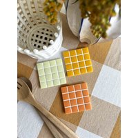 Untersetzer | Fliesen Tile Coaster Mosaik Orange Gelb Fliesenuntersetzer Tassenuntersetzer |Fliesengeschirr Getränkeuntersetzer von studioxmana