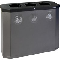 stumpf® Abfallbehälter, Sixco 3 smart, eisenglimmer von stumpf®