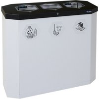 stumpf® Abfallbehälter, Sixco 3 smart, lichtgrau von stumpf®