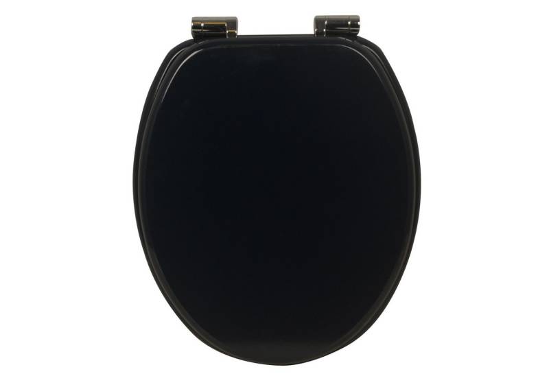 style home WC-Sitz Toilettendeckel mit doppelter Absenkautomatik, Oval-Form, Holzkern, Klobrille und Klodeckel mit Softclose-Mechanismus von style home