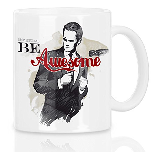 style3 Be Awesome Instead Motivtasse how met i sitcom tv kult von style3
