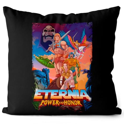 style3 Eternia Legacy Kissen mit Füllung 40cm Baumwolle he Master Universe Man Anime von style3