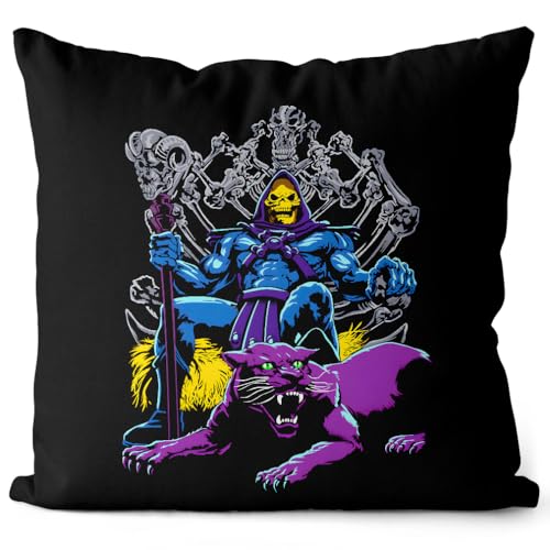 style3 Evil Panthor Kissen mit Füllung 40cm Baumwolle he Master Universe Man Anime von style3