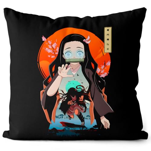 style3 Nezuko Kamado Kissen mit Füllung 40cm Baumwolle Demon Anime Japan Manga style3 Nezuko Kamado Kissen mit Füllung 40cm Baumwolle Demon Anime Japan Manga von style3