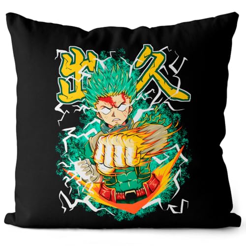 style3 Strong Deku Kissen mit Füllung 40cm Baumwolle Superhero Japan Academia Manga von style3