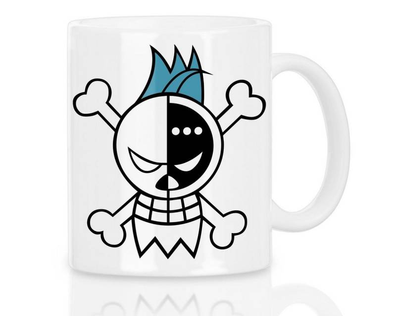 style3 Tasse, Keramik, Franky Kaffeebecher Tasse one piece ruffy strohhut piraten manga von style3