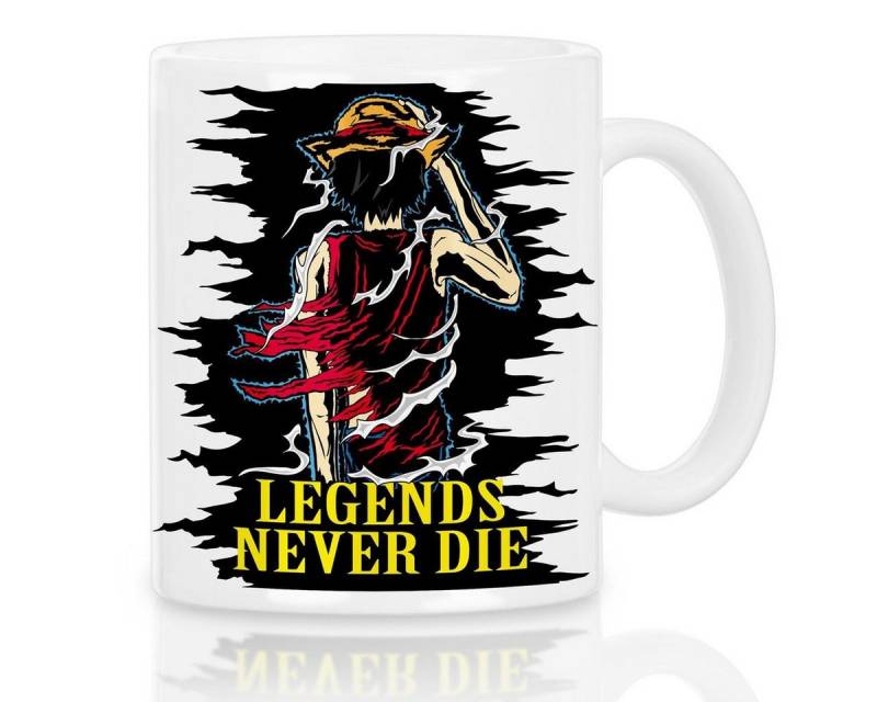 style3 Tasse, Keramik, Luffy Kaffeebecher Tasse one piece ruffy strohhut piraten manga anime von style3