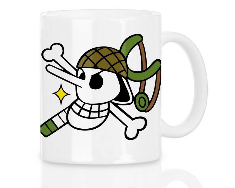 style3 Tasse, Keramik, Lysop Kaffeebecher Tasse one piece ruffy strohhut piraten manga japan von style3