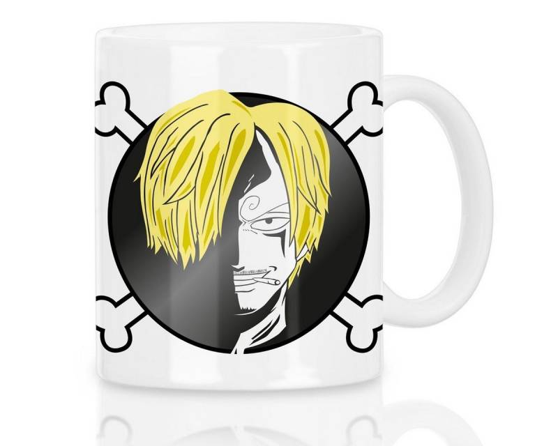 style3 Tasse, Keramik, Sanji Pirat Tasse Kaffeebecher Tasse one piece ruffy strohhut piraten von style3