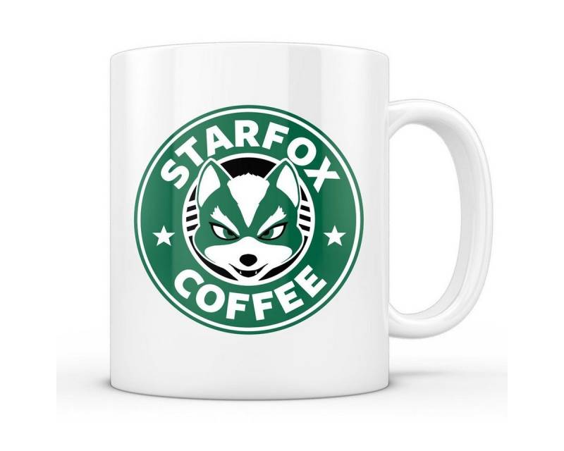 style3 Tasse, Keramik, Starfox Coffee Kaffeebecher Tasse corneria videospiel barista snes von style3