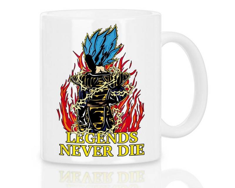 style3 Tasse, Keramik, Vegeta Blue God Modus Kaffeebecher Tasse dragonball songoku vegeta von style3