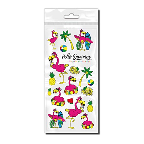 Flamingo Hello Summer Sticker sommerliche Flamingo als Fahrrad Tattoo Set für Fahrrad ✓ Kratzfeste Aufkleber ✓ | D00049 Flamingo Hello Summer Sticker sommerliche Flamingo als Fahrrad Tattoo Set für Fahrrad ✓ Kratzfeste Aufkleber ✓ | D00049 von style4Bike