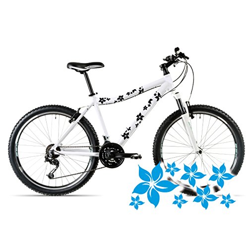style4Bike Blümchen Aufkleber für das Fahrrad Blumen Sticker mehrteiliges Set Bike | B00034 von style4Bike