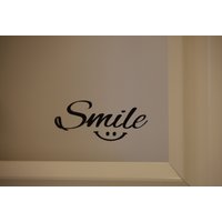 Smile Spiegelaufkleber Sticker Vinyl von styleandsmileDE