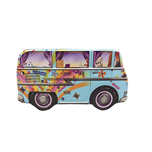 stylebox Blechdose Mini Camper Van Hippy 17x9x7 cm Keksdose Deko Box Dose Retro von stylebox