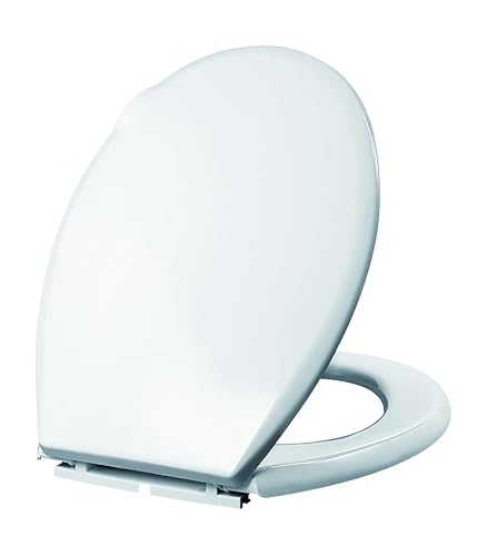 STYLETECH WC-Sitz "Pinguin" aus bruchsicherem Polypropylen für universelle Töpfe, verstellbares Uniblock-Scharnier, Gewicht 1,20 kg, komplett mit Stoßschutz und Befestigungsset, hergestellt in Italien von styletech