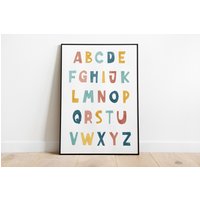 Kinderposter Poster Abc Alphabet - Buchstaben Kinderzimmer Bild von stypsstudio