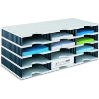 styro Styrodoc Sortierstation DIN C4 12 -Fach grau/schwarz von styro