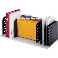 styro styrorac Sortierstation DIN A4 7 -Fach grau/schwarz von styro