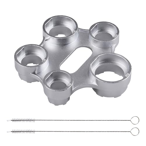 suaywo 1 PCS Luftsprudler Montageschlüssel Wasserhahn Schlüssel Kommt mit 2 Strohbürsten Strahlregler Serviceschlüssel Wird für M16 /M18 / M20 /M22 / M24 / M28 Universal Strahlregler Serviceschlüssel von suaywo