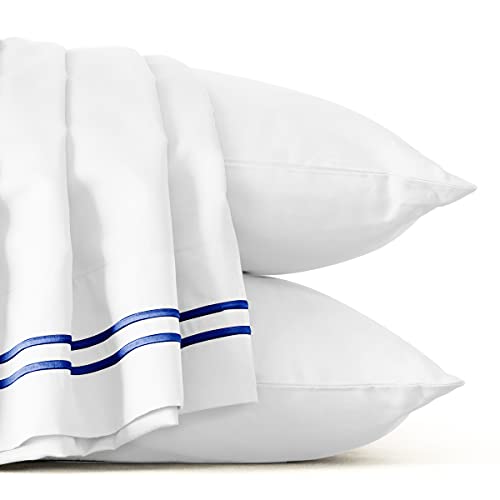 subrtex Bettbezug-Set, Kingsize-Bettbezug, 1 Bettbezug mit 2 Kissenbezügen (230 x 220 cm, weiß) von subrtex