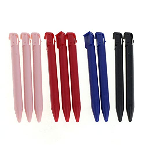 10x Set subtel® Touchpen: Kapazitiver Ersatzstift für Nintendo 3DS Stift Halterung + Bildschirm, Touch Display Eingabestift, Stylus Pen für Touchscreen - Touchstift Bedienstift von subtel