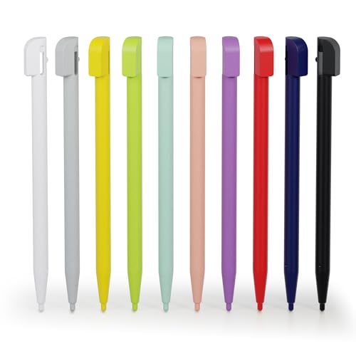 10x Set subtel Touchpen: Kapazitiver Ersatzstift für Nintendo DS Lite Stift Halterung + Bildschirm, Touch Display Eingabestift, Stylus Pen für Touchscreen - Touchstift Bedienstift von subtel