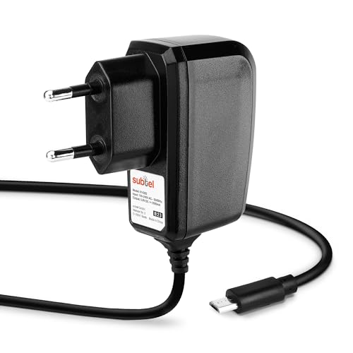 subtel Tablet Ladekabel 1.2m kompatibel mit ASUS (Micro USB) ASUS ZenPad/Nexus 7 9 10 / MeMO Pad FHD 10 Ladegerät Micro USB Netzteil - 5V 2A / 2000mA Auflader Charger Lader von subtel