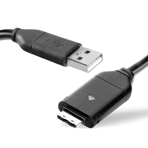 subtel EA-CB20U12,SUC-C3,-C5,-C7 USB Kabel kompatibel mit Samsung PL120 PL200 PL100 PL20 PL170 PL10 SL600 ST500 SH100 ST60 Kamera Ladekabel 20 Pin Connector auf USB A 2.0 Datenkabel 1.5m schwarz PVC von subtel