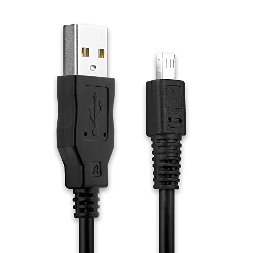subtel U-4 USB Kabel 1.5m kompatibel mit Kodak EasyShare DX6490 DX7590 CX7430 LS743 DX4530 CX7525 CX7300 CX6330 Ladekabel U-4 4 Pin auf USB A 2.0 Datenkabel schwarz PVC von subtel