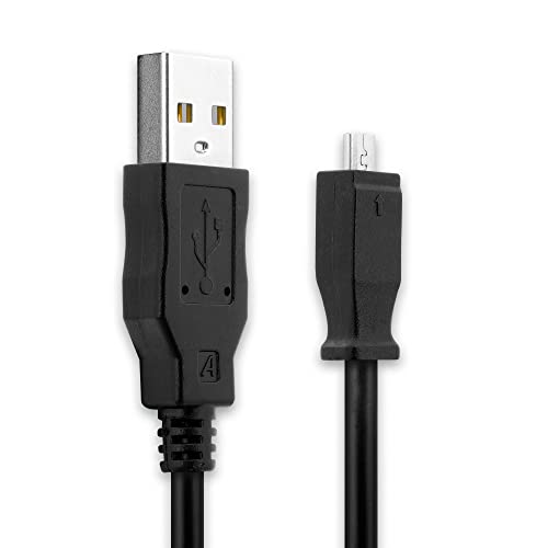 subtel U-8 USB Kabel kompatibel mit Kodak Easyshare Z612 Z650 Z710 Z740 Z981 Z1012 IS Z8612 IS ZD710 ZX1 C713 C813 V10003 P880 Kamera Ladekabel U-8 8 Pin auf USB A 2.0 Datenkabel 0.5A 1.5m schwarz PVC von subtel
