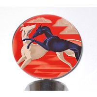 Alt Art Deco 1 Windhundhunde Weinflaschenverschluss Whippet von suebero