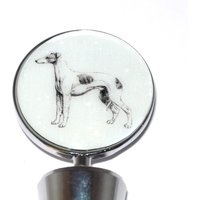 Alt Art Windhund Weinflaschenverschluss Whippet L von suebero
