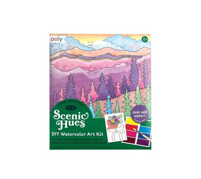 suebidou Malvorlage D.I.Y. Aquarell-Kunst-Kit 'Scenic Hues - Waldabenteuer' suebidou Malvorlage D.I.Y. Aquarell-Kunst-Kit 'Scenic Hues - Waldabenteuer' von suebidou