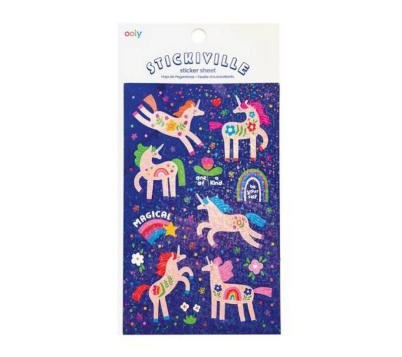 suebidou Sticker Stickiville Stickers 'Magische Einhörner' von suebidou