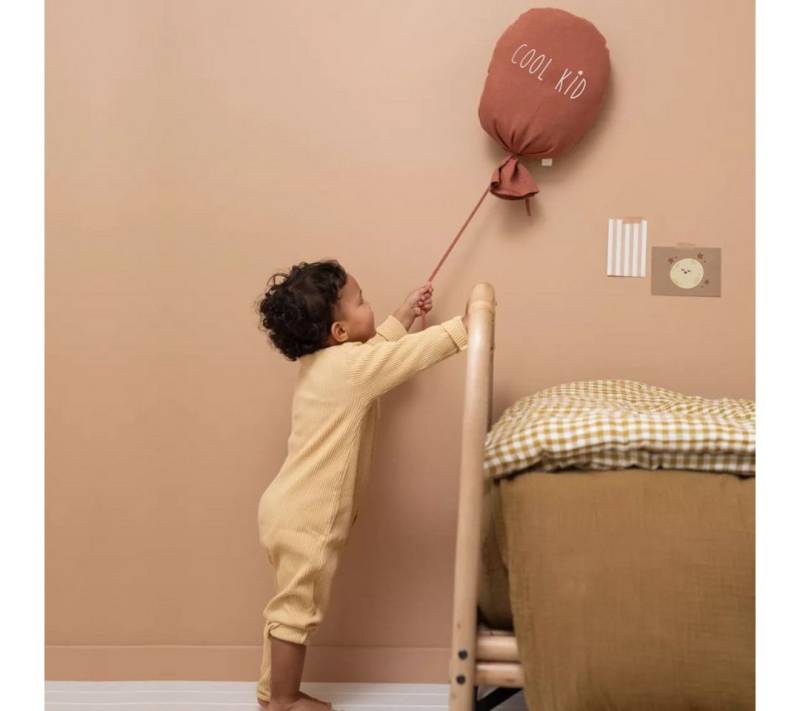 suebidou Wanddekoobjekt wunderschöner Ballon aus Linen fürs Kinderzimmer Farben & Sprüche, nachhaltig, kreativ von suebidou