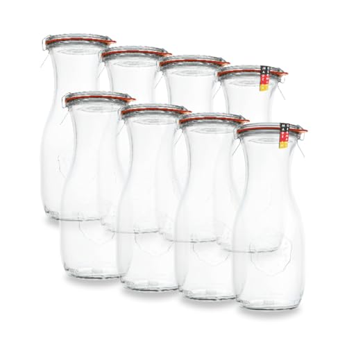 flaschenbauer.de Einmachgläser-Set, Glas, Transparent, 500ml von sufe