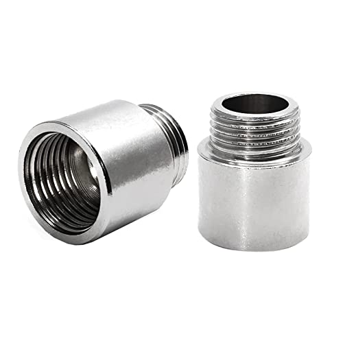 Suiwotin 2 Stück 1/2PT Außengewinde auf 1/2PT Innengewinde Duschkopf Verlängerungsarm, Edelstahl 20 mm Armlänge Duschkopf Gussrohrverschraubung Kupplung, Dusche Zubehör Suiwotin 2 Stück 1/2PT Außengewinde auf 1/2PT Innengewinde Duschkopf Verlängerungsarm, Edelstahl 20 mm Armlänge Duschkopf Gussrohrverschraubung Kupplung, Dusche Zubehör von suiwotin